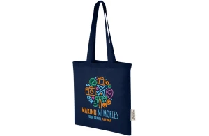 Tote bag personnalisé Madras en coton bio certifié