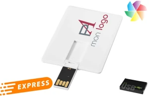 Clé USB carte express 4 Go publicitaire personnalisée 