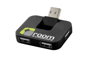 Hub USB personnalisé rectangulaire 4 ports Gaia
