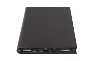 Batterie externe de secours personnalisable powerbank solaire Stellar 8000 mAh