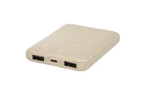 Batterie externe personnalisable powerbank en paille de blé Asama 5000 mAh
