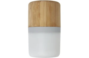 Haut-parleur Bluetooth® lumineuse en bambou Aurea