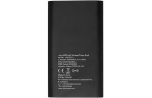 Batterie de secours personnalisable powerbank à induction Juice de 4000 mAh