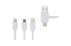Câble de charge personnalisé 5-en-1 Pure avec additif antibactérien