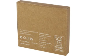 Batterie de secours personnalisable en plastique recyclé Loop 5 000 mAh
