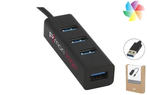 Hub USB 3.0 en aluminium 4 ports