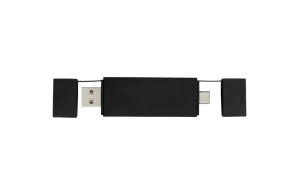 Hub USB personnalisé avec 3 ports intégrés avec USB-A et Type-C