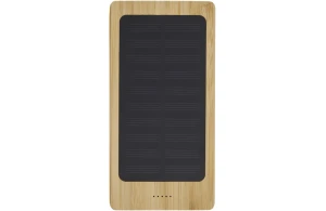 Batterie externe solaire en bambou Alata 8 000 mAh