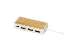 Hub USB personnalisé 4 ports avec 1 sortie de type C et 3 sorties USB-A