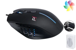 Souris ordinateur gamer à lumière RVB intégrée