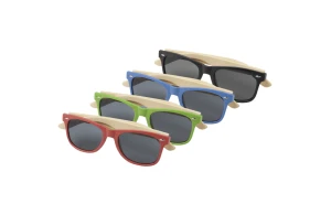 Lunettes de soleil personnalisées au design rétro en bambou