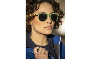 Lunettes de soleil personnalisées au design rétro en bambou
