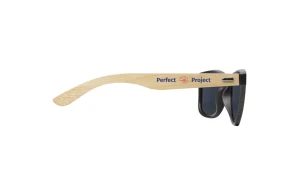 Lunettes de soleil personnalisées au design rétro en bambou