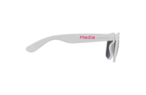 Lunettes de soleil personnalisées Sun Ray rétro en plastique recyclé