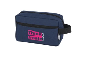 Trousse de toilette personnalisée en RPET recyclé certifié