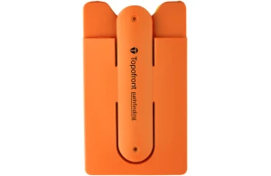 Porte-cartes en silicone avec support Stue publicitaire personnalisé 