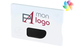 Porte cartes de crédit publicitaire personnalisé RFID anti fraude 