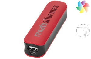 Batterie externe de secours Edge 2000 mAh publicitaire personnalisée 