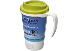 Mug isolant Brite-Americano®  en plastique recyclé 350ml