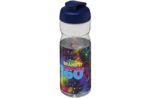 Bidon de sport personnalisée avec couvercle à clapet 650ml