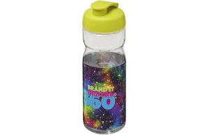Bidon de sport personnalisée avec couvercle à clapet 650ml