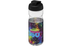 Bidon de sport personnalisée avec couvercle à clapet 650ml