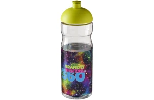 Bidon sport personnalisé transparent H2O Active® Base 650ml