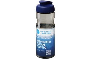 Bidon sport personnalisée recyclé Base 650ml avec couvercle à bascule