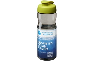 Bidon sport personnalisée recyclé Base 650ml avec couvercle à bascule