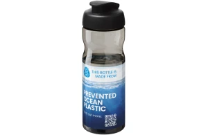 Bidon sport personnalisée recyclé Base 650ml avec couvercle à bascule