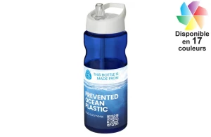 Bouteille sport H2O Active® Eco Base 650ml couvercle bec verseur publicitaire personnalisée 