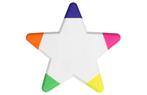 Surligneur étoile stabilo personnalisé  5 couleurs Solvig