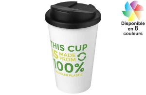 Gobelet Américano® recyclé isolant 350ml anti-fuite publicitaire personnalisé 