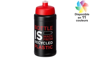 Bidon sport publicitaire personnalisé recyclé baseline de 500 ml 