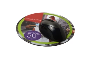 Tapis de souris personnalisé Q-Mat® rond