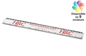 Règle publicitaire personnalisée de 30 cm en plastique dur 