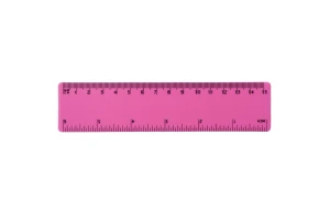 Règle personnalisée de 15 cm en plastique léger flexible