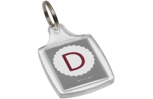 Porte-clés personnalisé transparent A5 Tour