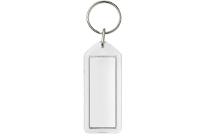 Porte-clés personnalisé ré ouvrable en plastique transparent Stein