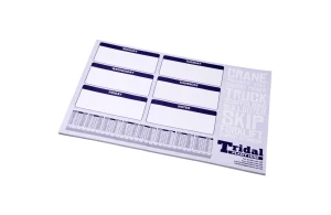 Sous-main de bureau publicitaire A2 papier vierge 80 g/m²