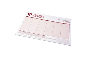 Sous-main de bureau personnalisé A3 papier vierge 80 g/m