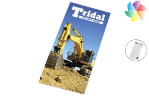 Bloc-notes de bureau publicitaire personnalisé 1/3 A4 avec couverture 
