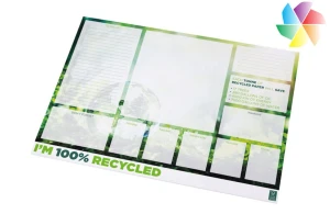 Sous-main publicitaire personnalisé A2 en papier recyclé Desk-Mate® 
