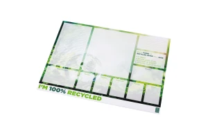 Sous-main personnalisé A2 en papier recyclé Desk-Mate®