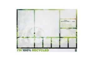 Sous-main personnalisé A2 en papier recyclé Desk-Mate®