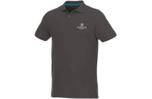 Polo personnalisé bio recyclé à manches courtes pour homme