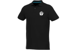 Polo personnalisé bio recyclé à manches courtes pour homme