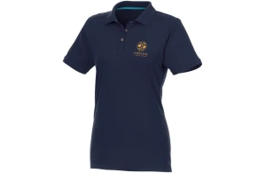 Polo personnalisé bio recyclé à manches courtes pour femme