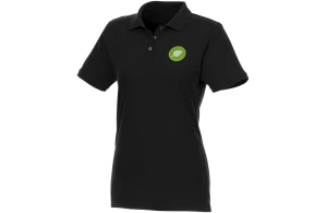 Polo personnalisé bio recyclé à manches courtes pour femme