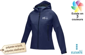 Softshell personnalisée recyclé éco-responsable femme